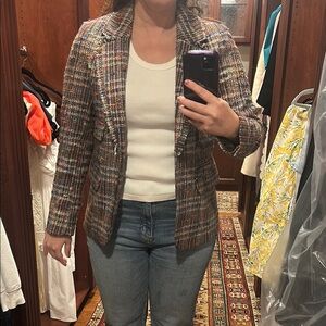 Central Park West Tweed Blazer